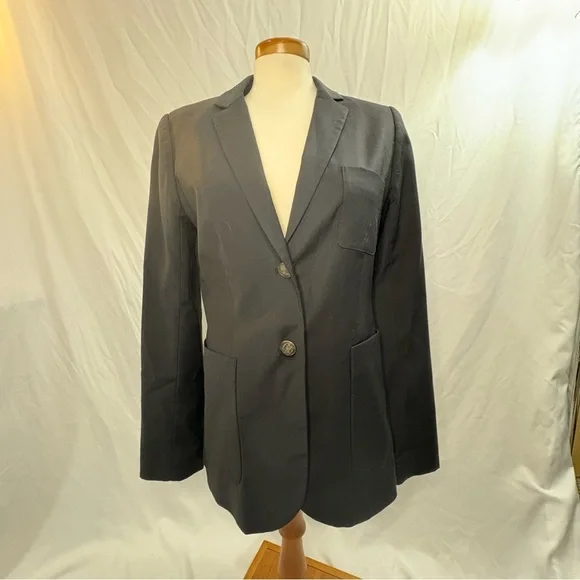 Aritzia Talula Black Wool Blend Tailored Blazer Women’s 10 - Picture 1 of 9